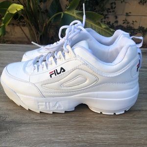 Fila platform shoes size 8